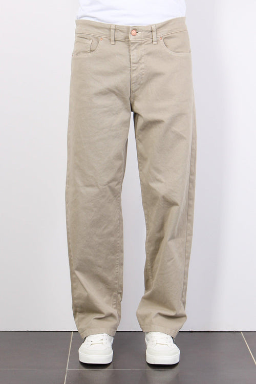 Pantalone 5 Tasche Beige - 2