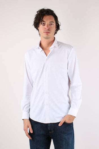 Camicia Tessuto Tecnico Bianco - 2