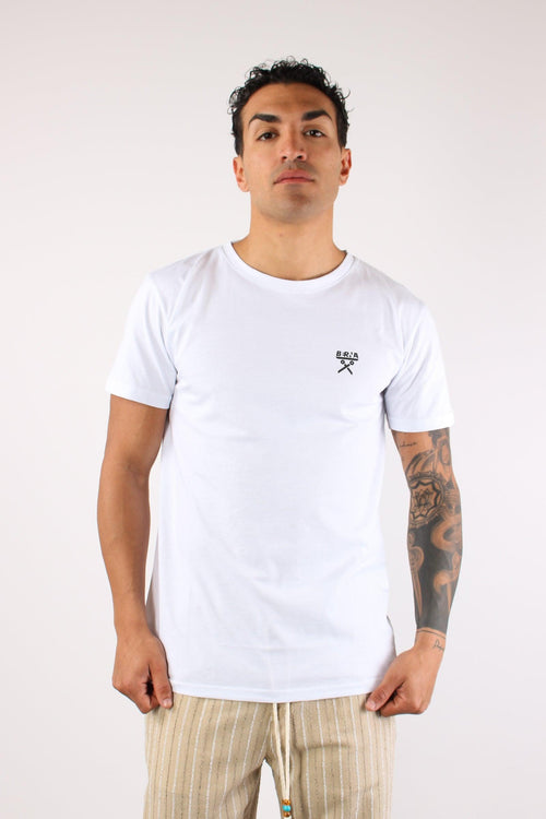 T-shirt Regular Logo Bianco
