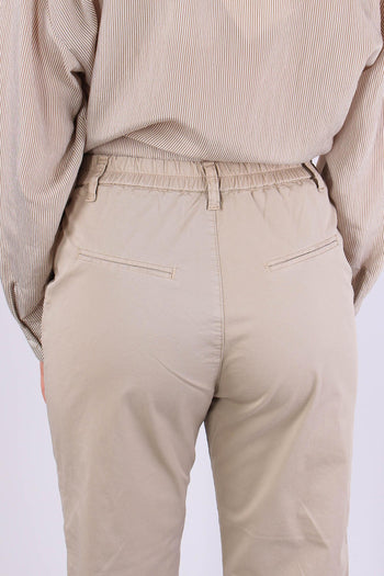 Chino Regular Elastico Dietro Sabbia - 7