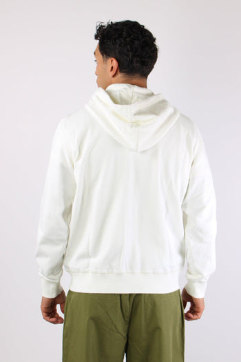 Felpa Full Zip Delavee Bianco - 5