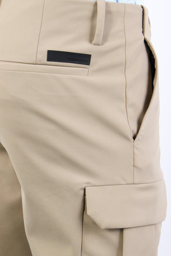 Pantalone Cargo Tessuto Tecnic Tabacco - 6