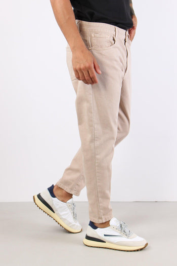 Pantalone 5 Tasche Bull Caffelatte - 5