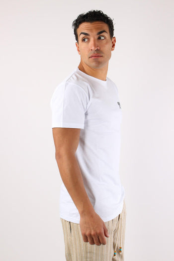 T-shirt Regular Logo Bianco - 3