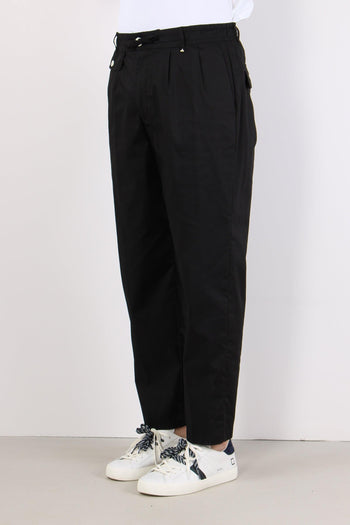 Pantalone Cotone Nero - 5