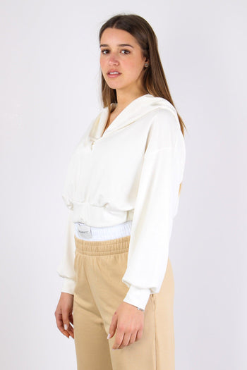 Felpa Over Scavo V Off White - 2