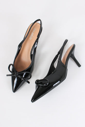Decollete Basso Fiocco Black - 2
