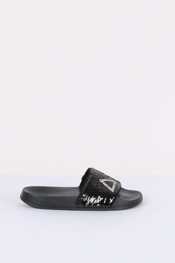 Ciabatta Fascia Pailettes Nero/argento - 7