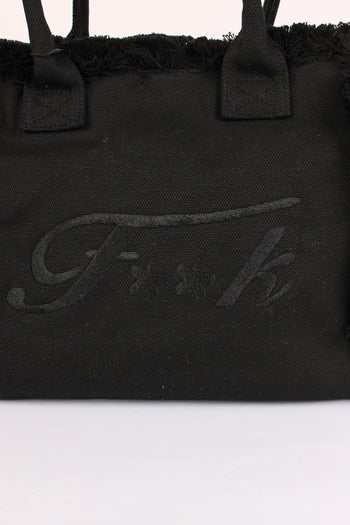 Shopping Canvas Logo Nero - 6