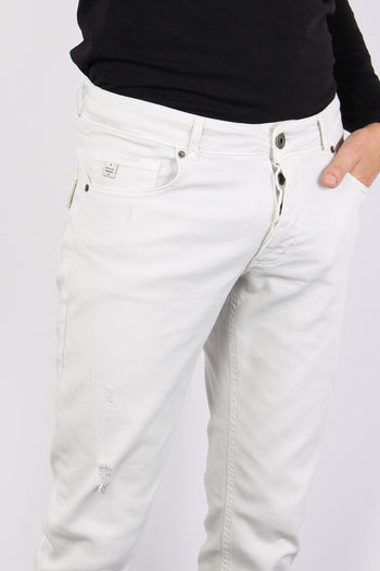 Pantalone Bull Micro Rotture Off White - 6