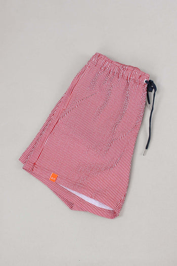 Costume Pantalone Riga Rosso/bianco - 6
