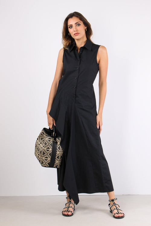 Abito Rouges Cotone Nero