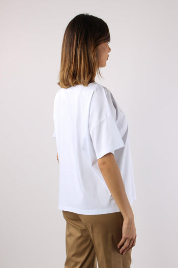 T-shirt Inserto Macrame Bianco - 6