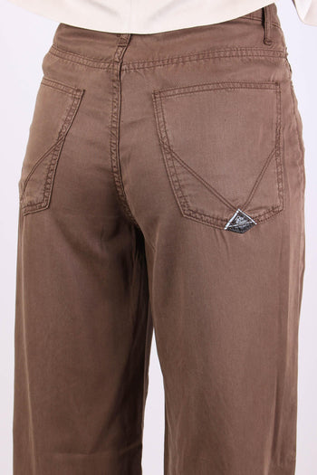 Denim Flare Tencell Brown - 7
