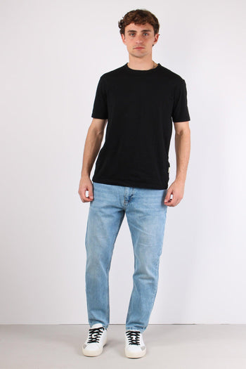Denim Cropped Fit Denim Chiaro - 4