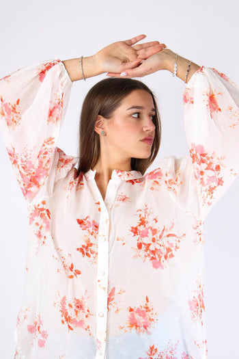 Camicia Misto Seta Fantasia Hawaii - 3