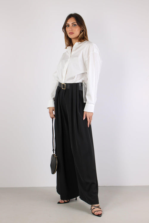 Pantalone Multi Pences Cintura Nero