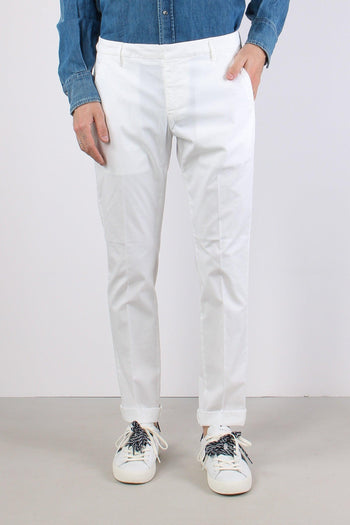 Gaubert Pantalone Gabrdina Leggera Bianco - 2