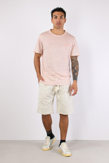 T-shirt Basica Lino Porcellana - 5
