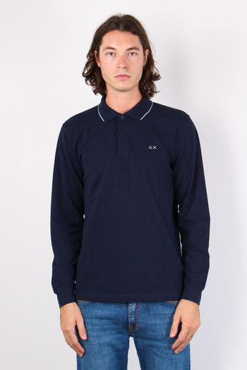 Polo Profilo Sottile Navy Blue - 2