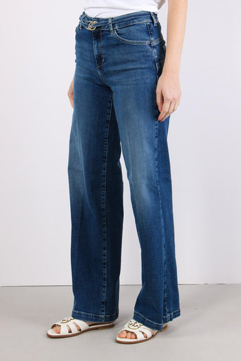 Jeans Good Flare Denim Scuro - 3