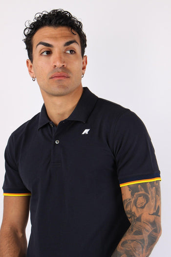 Polo Collo Contrasto Blue Depth - 7