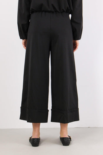 Pantalone Punto Milano Cropped Nero - 4