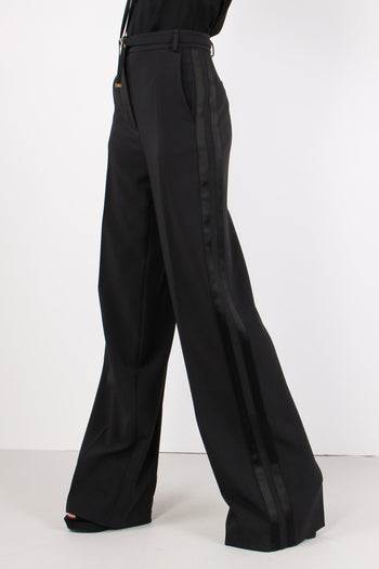 Pantalone Palazzo Raso Nero - 3