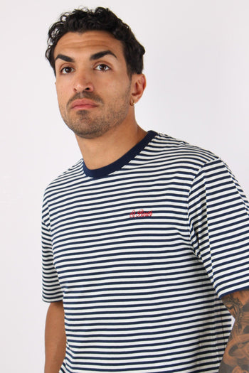 T-shirt Righe Blu/bianco - 7