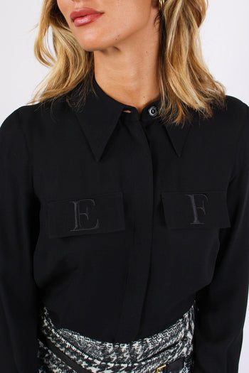 Camicia Taschino Ef Nero - 8