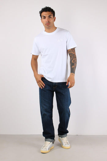 T-shirt Logo Patch Bianco - 6