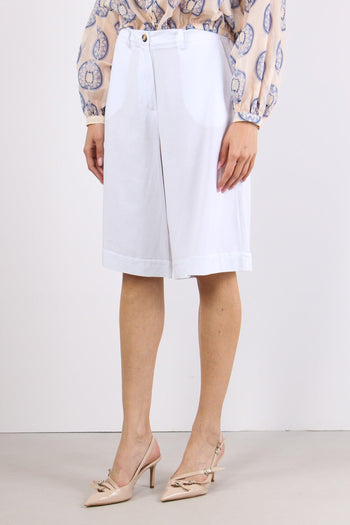 Bermuda Misto Viscosa Bianco - 3