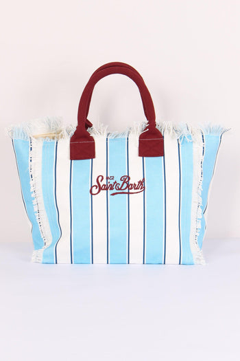 Vanity Canvas Righe Azzurro/rosso - 3