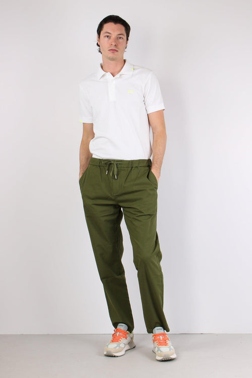 Pantalone Coulisse Verde