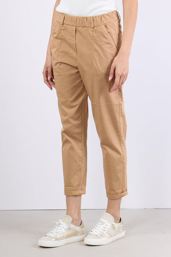 Pantalone Elastico Cotone Legg Biscotto - 3