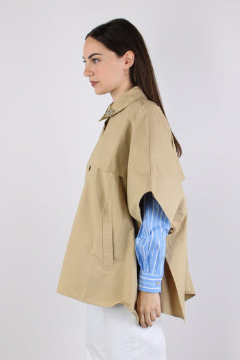 Poncho Trench Sabbia - 3