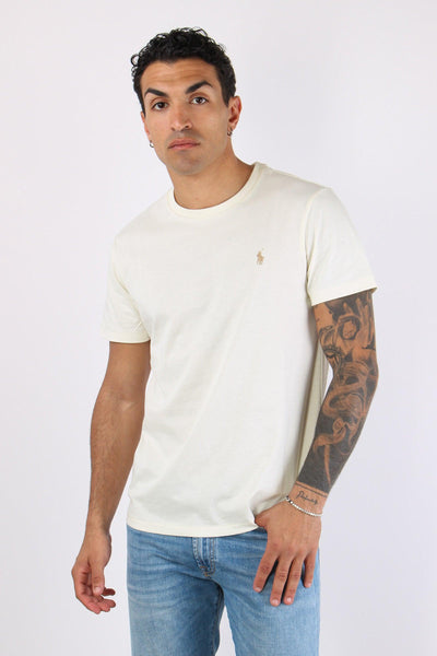T-shirt Custom Slim Fit Cream