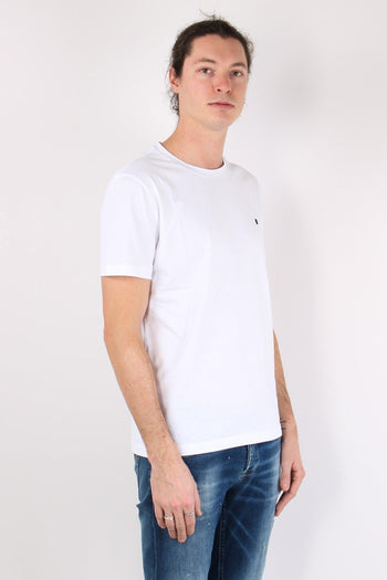 T-shirt Cotone Logo Bianco - 2