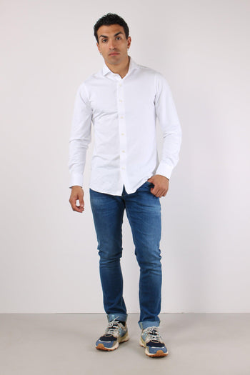 Camicia Technical Piquet Bianco - 2