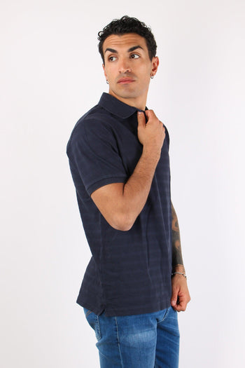 T-shirt Polo Cotone Blue - 6