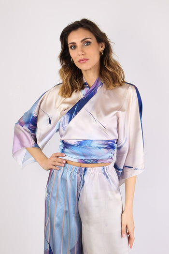 Kimono Fantasia Blu - 2