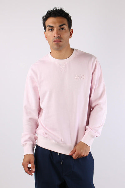 Felpa Girocollo Delavee Rosa
