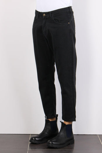 Denim Cropped Fit Nero - 6