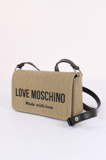 Tracolla Logo Canvas Oro - 5