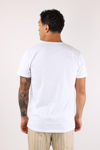 T-shirt Regular Logo Bianco - 4