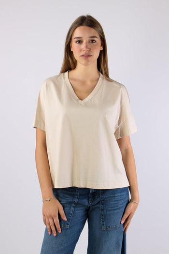 T-shirt Scavo V Organza Crystal Grey - 2