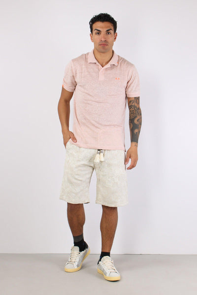 Polo Jersey Lino Porcellana