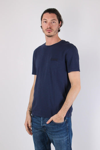 T-shirt Cotone Fiammato Logo Patch Universo - 5
