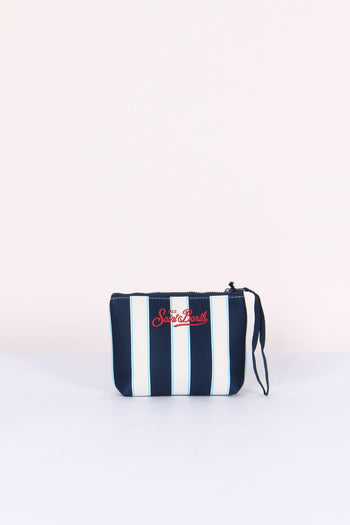 Aline Pochette Righe Blu/bianco - 3
