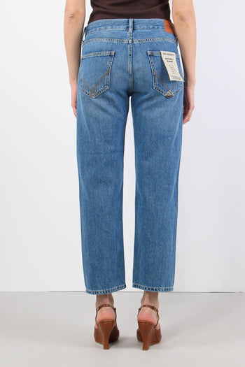 Denim Boyfriend Misto Canapa Denim Medio - 5